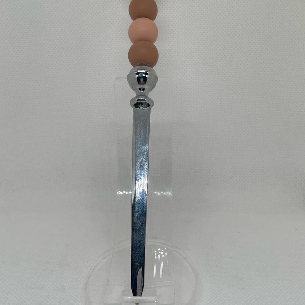 Elegant Beaded Letter Opener
Expertly Handcrafted, Exclusively Yours